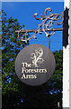 The Foresters Arms (2) - sign, Brafferton Lane, Coatham Mundeville, near Darlington