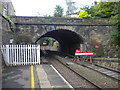 Train approaching Matlock station