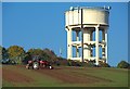 Tower and tractor between Haxey and Westwoodside