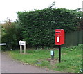 Elizabeth II postbox on Bungay Road, Holton