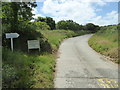 Private road leading to Commerans Farm