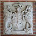 TM1745 : The heraldic crest of Ipswich by Adrian S Pye