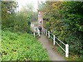 Footbridge over Cocker Beck