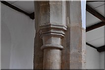 TL0295 : Apethorpe, St. Leonard's Church: Capital detail by Michael Garlick