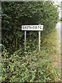 Easthorpe Village Name sign on Easthorpe Road