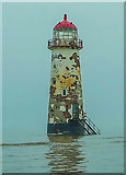 SJ1285 : Point of Ayr Lighthouse by Matt Harrop