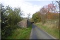 Partly ruined wall, Kirkton of Lethendy