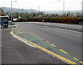 Malpas Road bus stop and shelter near Graig Park Circle, Newport