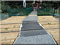 Refurbished crossing on the Romford to Upminster line