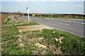 Road junction near Barrow Farm