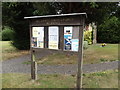 TL8918 : All Saints Church Notice Board by Geographer