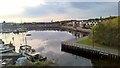 Looking across Albert Edward Dock and Marina