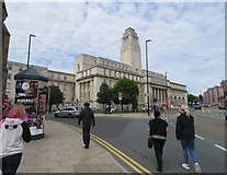 SE2934 : Woodhouse Lane passes Leeds University Parkinson Building by Andrew Tatlow