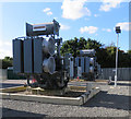 Equipment at Wood Lane electricity sub-station