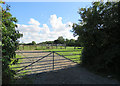 Gateway opposite Willow Farm entrance