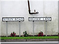 Wykin Road/Higham Lane signs