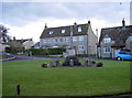 The war memorial on the village green