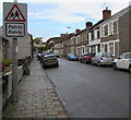 Warning sign - Patrol, Main Street, Cadoxton, Barry