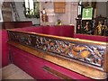 NY6820 : A curious woodcarving in St Lawrence's church by David Smith