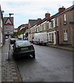 Warning sign - Humps/Twmpathau, Main Street, Cadoxton, Barry