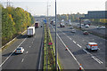 The M6 just south of the Croft Interchange