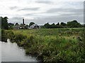 New house and old chimney, Maesbury Marsh