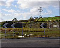 SD4764 : Beaumont Roundabout by Ian Taylor