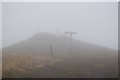 NT8515 : Russell's Cairn on Windy Gyle - in the mist by Trevor Harris