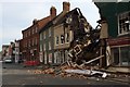 Aftermath of the fire on Stony Stratford High Street