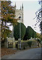 The tower of the Church of St Torney, North Hill