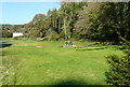 The bottom end of the meadow, Colby Woodland garden, Amroth