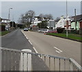 Two-tone road surface in Teignmouth