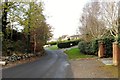 Temple Hill Road descending towards the junction with Fort Hill Road