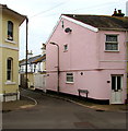 Pink house on a Teignmouth corner