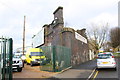 Remains of railway bridge over Abbey Gate