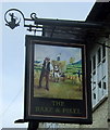 Sign for the Rake & Pikel Inn, Huntington