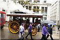 View of a steam cart in the Lord Mayor