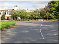 The junction of the A6089 with the A697 at Whiteburn