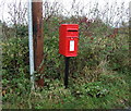 Elizabeth II postbox on Church Lane, Hargrave