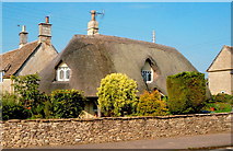 ST8082 : Thatched Cottage, Badminton, Gloucestershire 2011 by Ray Bird