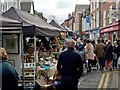 A market on Princess Street