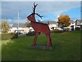 Reindeer sculpture