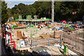 Building work on former car park in Chesil Street