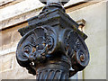 Cast iron lamp standard detail