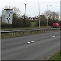 Directions sign on the western approach to Laleston