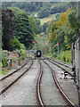 Railway north-west of Llangollen in Denbighshire