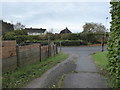 Newcastle-under-Lyme: lane and footpath off Crackley Bank