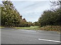 SJ8350 : Footpath off A34 into Bradwell Woods by Jonathan Hutchins