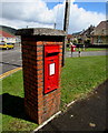 Queen Elizabeth II postbox in a brick pillar, Clyne