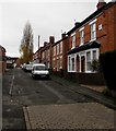 Change in road surface, Miller Street, Droitwich